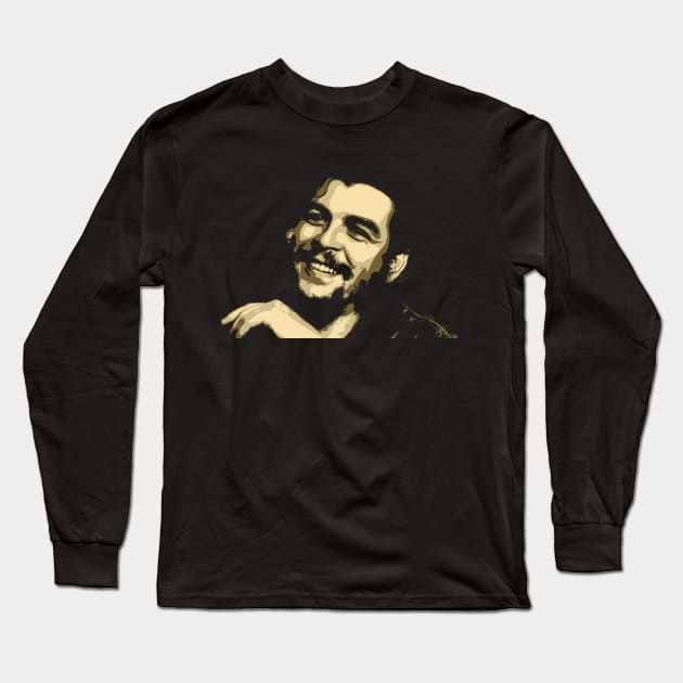 Che Guevara Long Sleeve T-Shirt by Mananya